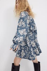 Платье из вискозы H&M, синий