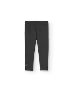 Детские леггинсы для девочки из хлопка Boboli, темно-серый