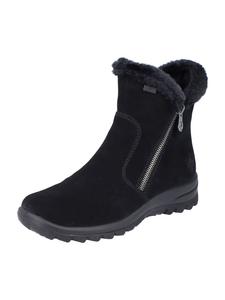 Ботинки зимние женские Rieker на молнии, черный