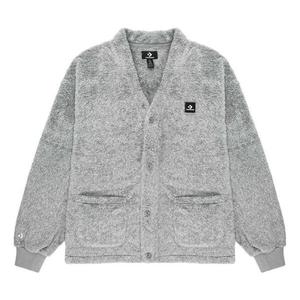 Куртка pile fur cardigan 'grey' Converse, серый