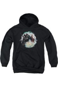 Толкиновский Хоббит: Битва Пяти Воинств худи для подростков Gildan, черный