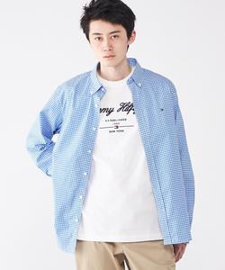 Рубашка с длинным рукавом в клетку «Оксфорд»