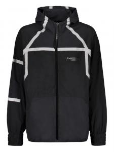 Куртка с капюшоном и светоотражающими вставками ISO.POETISM, черный