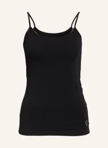 Топ с отделкой драгоценными камнями Boviva, черный