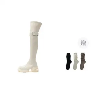 Сапоги женские Sugar Drop Thigh-Hop Daphne Lab, черный