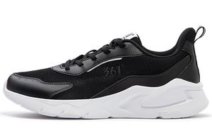 Кроссовки Blade Running Shoes Men Low-top Obsidian Black / 361 Degrees White 361°