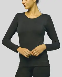 Женская термокофта с длинным рукавом Platino, черный