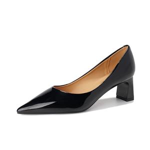 Женские туфли на высоком каблуке QITUMAUL, Black[Heel Height 5.5Cm]