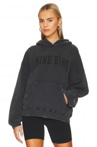 Толстовка ANINE BING Harvey, цвет Dark Washed Black