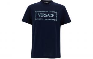 Футболка мужская синяя VERSACE