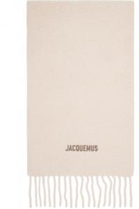 Jacquemus Бежевый шарф les classiques 'муассон'