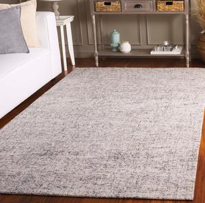 Ковер SAFAVIEH, 183 x 275 см, - коллекция Abstract - Grey & Ivory, ручная работа из шерсти, идеально для гостиной, спальни, столовой (ABT175F)