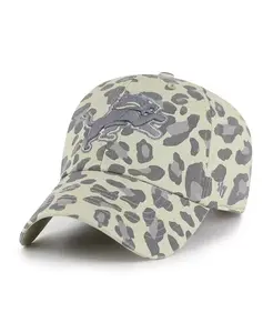 Женская серая шапка-ушанка Bagheera Clean Up от Detroit Lions '47 Brand