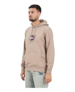 Худи с изображением флага 1985 года Tommy Hilfiger, бежевый