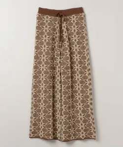 Вязаные брюки с кружевом Jeanasis, цвет Other Brown(56)