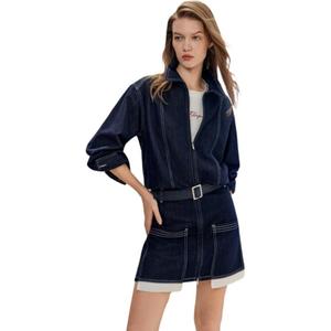 Женское платье с длинными рукавами ELLE, denim синий