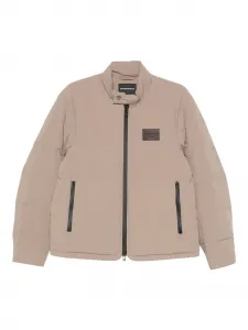Пуховик на молнии Emporio Armani, нейтральный