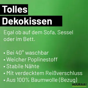Подушка Huuraa с мотивом острова Тенерифе, Испания, подарок, 40x40 см, с наполнителем из черного хлопка, декор для Тенерифе Hellweg Druckerei