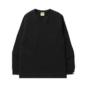 BAPE Футболка с длинными рукавами Ape Head One Point, цвет Черный
