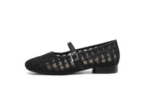 Туфли Мэри Джейн на массивном каблуке для женщин HLA, Black