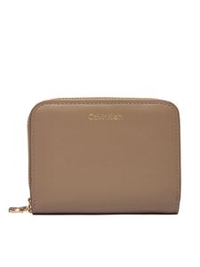 Кошелек Ck Medium Flap Zip Around LV04F1075G Calvin Klein, бежевый