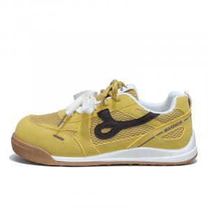 WARRIOR Женские дышащие легкие низкие повседневные туфли устойчивые к истиранию желто-коричневые, цвет Yellow Brown