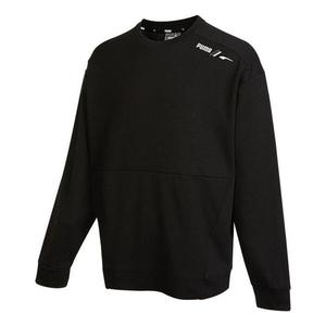 Свитер rad/cal crew sweater 'black' Puma, черный