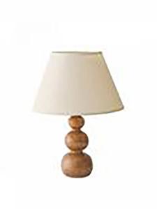 Настольная лампа кремового/светло-коричневого цвета - (В)32 x Ø22 см Opviq
