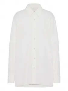 Поплиновая рубашка MAISON MARGIELA, белый