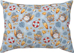 Pevtufa Наволочка с принтом гномов и застежкой-конвертом Summer Time With Gnome