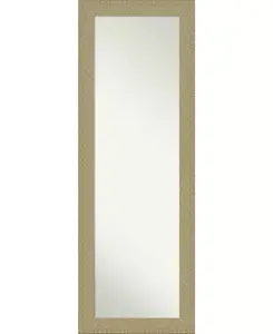 Зеркало в полный рост с мозаикой золотистого оттенка на двери, 18,25" x 52,25" Amanti Art, gold