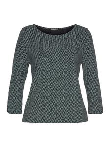 Рубашка с рукавами 3/4 черного цвета LASCANA