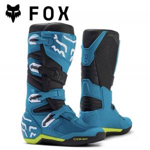 FOX Новые внедорожные ботинки COMPX для мотоциклов, для трейлов, полей и езды, прочные, сине-черный цвет, COMP, размер 43