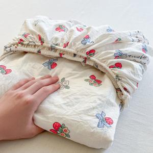 Disney Простыня на резинке 150х200 см, хлопковая, цвет Yuan Yuan Tu