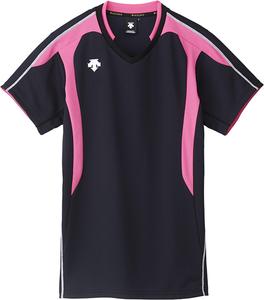 Волейбольная футболка с коротким рукавом Descente, влагоотводящая, быстросохнущая, антипригарная, унисекс, DSS-4620