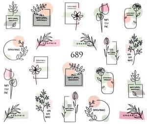 Водные наклейки для ногтей - №689, inna