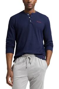 Пижама с длинным рукавом Polo Ralph Lauren, темно-синий