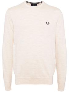 Fred Perry джемпер с круглым вырезом, серый