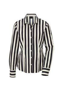 Блузка-Рубашка в полоску контрастного кроя Madeleine, мультиколор