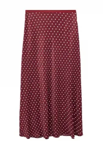 Юбка миди а-силуэта Koton, Bordeaux
