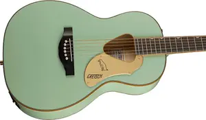 Гитара Gretsch G5021E Rancher Penguin Parlor акустическая/электрическая - Металлик Мятный