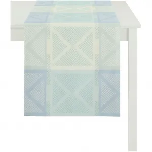 Дорожка на стол VERONA, LOFT STYLE, жаккард Apelt, синий/светло-синий/натуральный