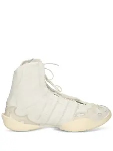 Высокие кожаные кроссовки Regu 2002 Hi со шнуровкой Y-3, белый