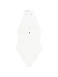 Купальник с логотипом Tory Burch, белый