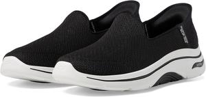 Женские слипоны Skechers Go Walk Arch Fit 2.0 Delara без шнурков, белый/черный