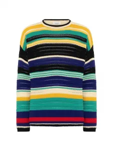 Джемпер в полоску Laneus, черный