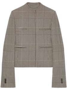 Courrèges куртка Heritage в клетку Prince of Wales, черный