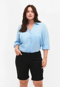 Шорты emily с узкими штанинами Zizzi, Black Soild