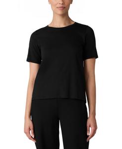 Женская футболка с круглым вырезом Eileen Fisher, Black