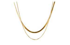 Титановая стальная цепь унисекс ICEKID, золото